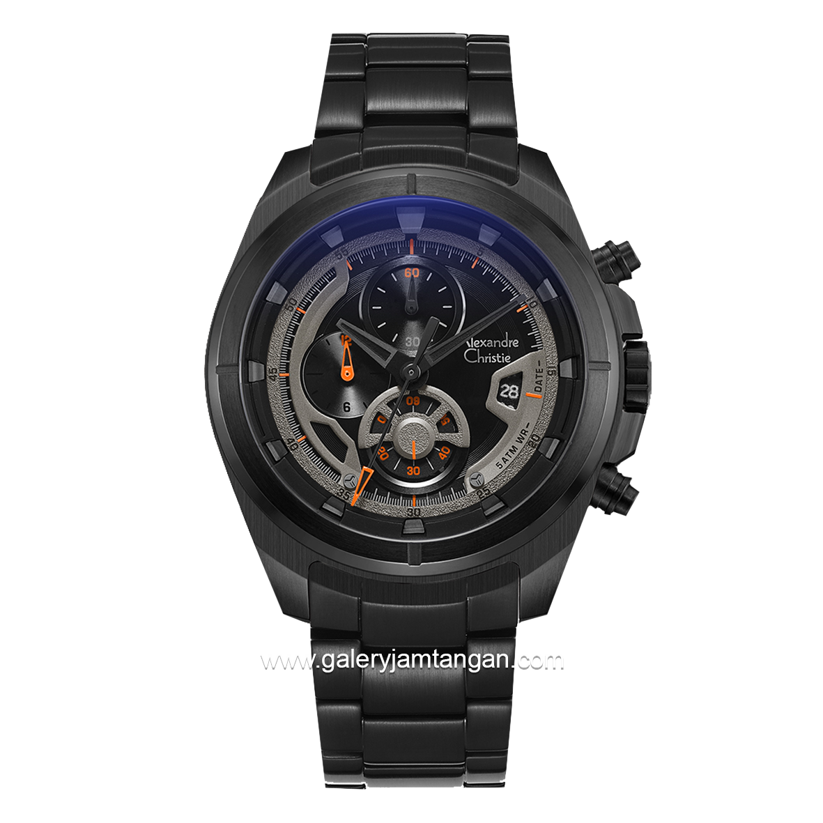 Alexandre Christie AC 6622 MC Black List Orange Stainless Steel