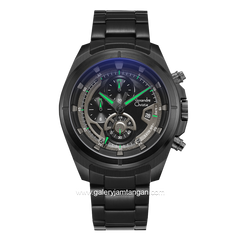 Alexandre Christie AC 6622 MC Black Green Stainless Steel