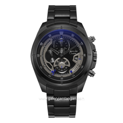 Alexandre Christie AC 6622 MC Black List Blue Stainless Steel