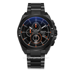 Alexandre Christie AC 6623 MC Black List Orange Stainless Steel