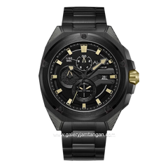 Alexandre Christie AC 6624 MC Black List Yellow Stainless Steel