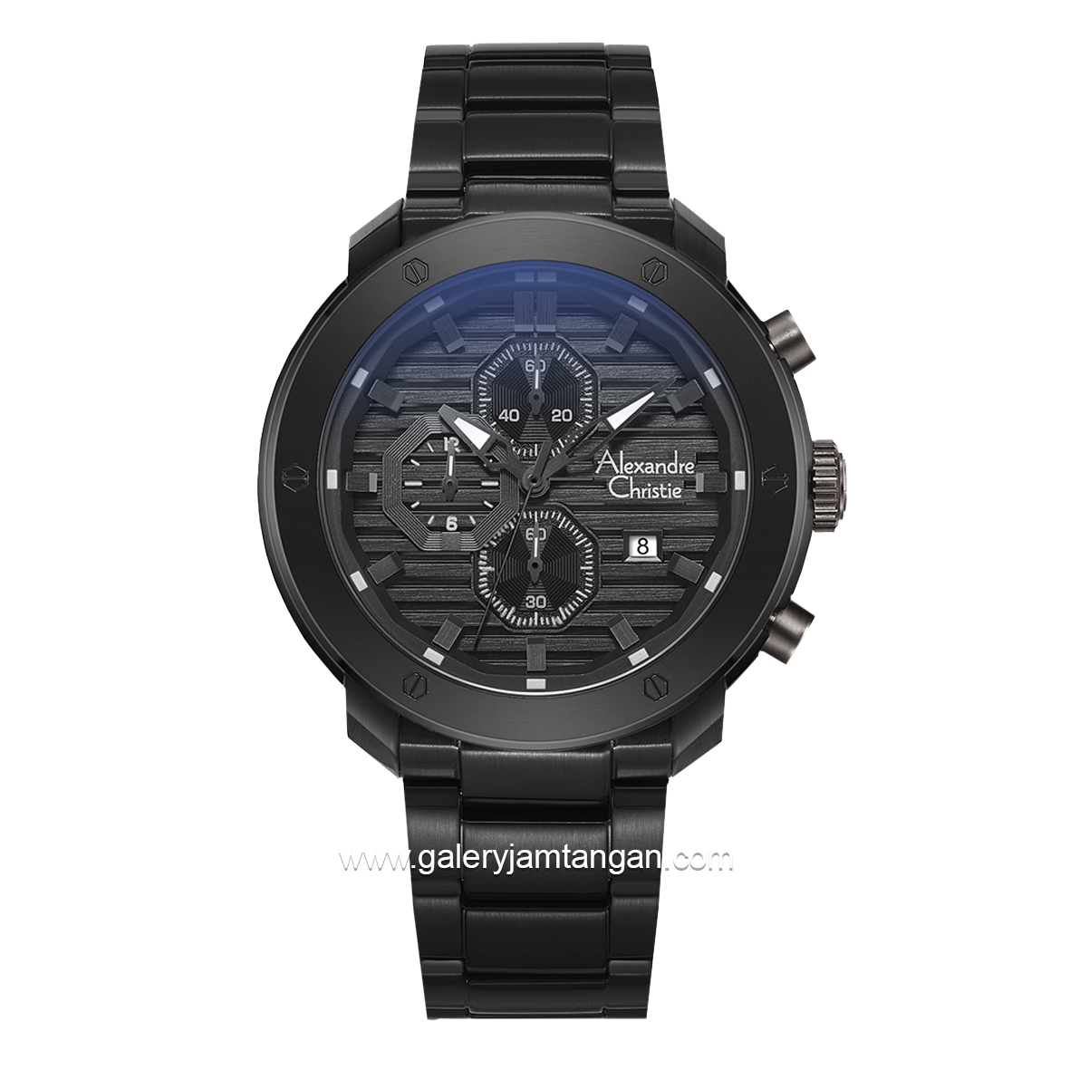 Alexandre Christie AC 6626 MC Full Black Stainless Steel