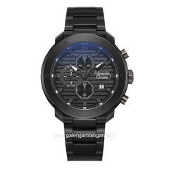 Alexandre Christie AC 6626 MC Full Black Stainless Steel