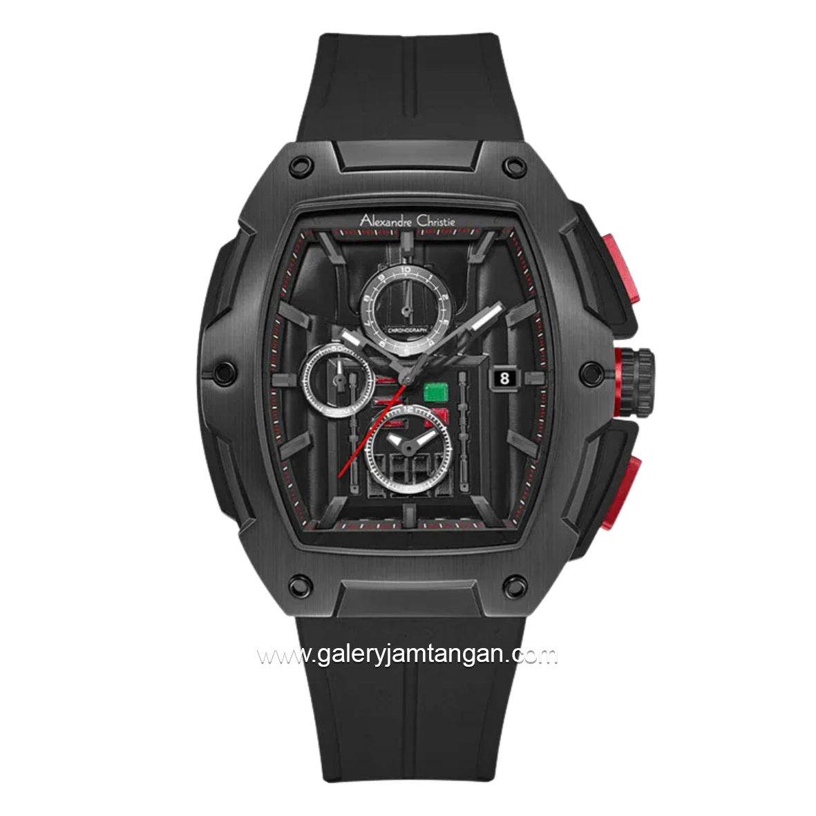 Alexandre Christie X Star Wars AC 6629 MCRDV2 Men Darth Vader Edition Black Rubber Limited Edition