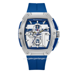 Alexandre Christie X Star Wars AC 6629 MCRRD-1 Men R2-D2 Edition Blue Rubber Limited Edition