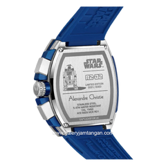 Alexandre Christie X Star Wars AC 6629 MCRRD-1 Men R2-D2 Edition Blue Rubber Limited Edition