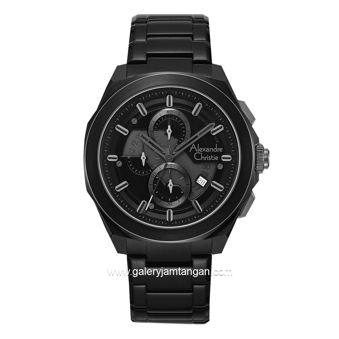 Alexandre Christie AC 6645 MC Black Stainless Steel