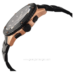 Alexandre Christie AC 6653 MCBBRBA Black Rosegold Stainless Steel