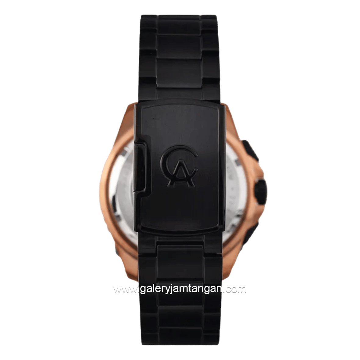 Alexandre Christie AC 6653 MCBBRBA Black Rosegold Stainless Steel