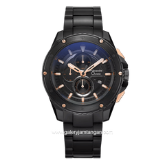 Alexandre Christie AC 6653 MC BIPBARG Black Rosegold Stainless Steel