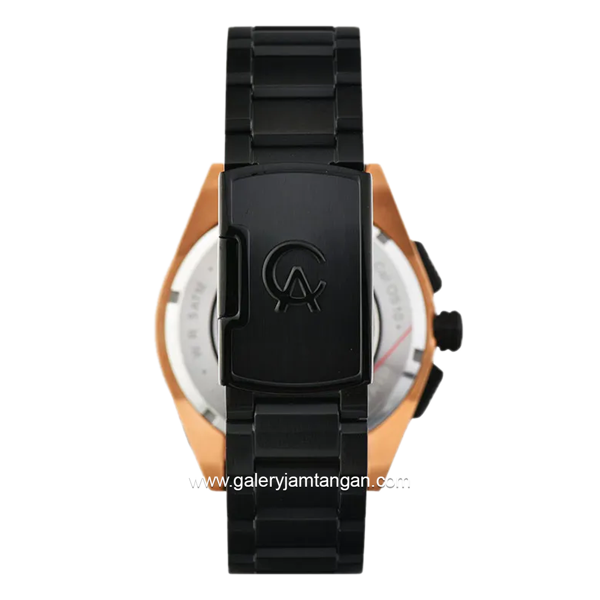 Alexandre Christie AC 6654 MC Black Rosegold Stainless Steel