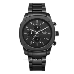 Alexandre Christie AC 6658 MC Black Rosegold Stainless Steel