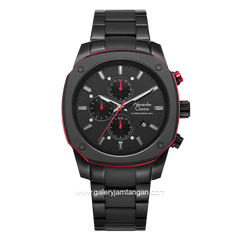 Alexandre Christie AC 6658 MC Black List Red Stainless Steel