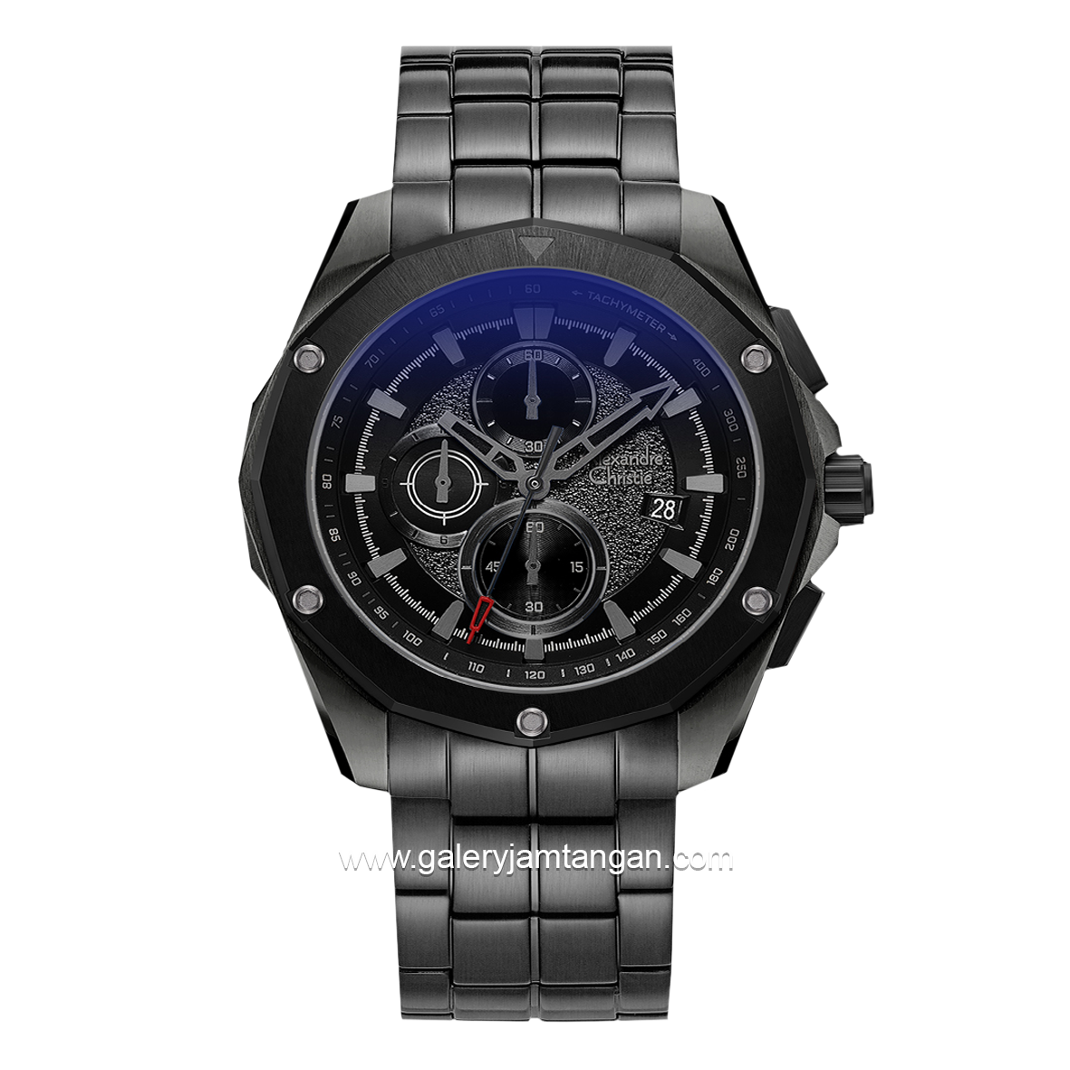 Alexandre Christie AC 6663 MC Grey Black Stainless Steel