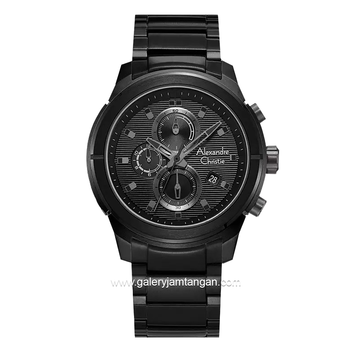 Alexandre Christie AC 6665 MC Full Black Stainless Steel