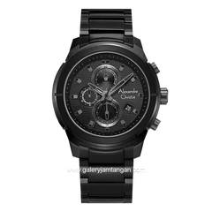 Alexandre Christie AC 6665 MC Full Black Stainless Steel