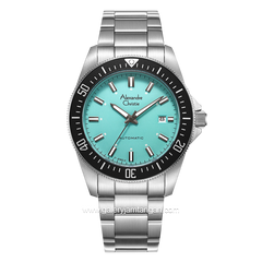 Alexandre Christie AC 6676 MA Silver Dial Blue Automatic Stainless Steel