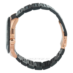 Alexandre Christie AC 6679 MCBBRBA Black Rosegold Stainless Steel