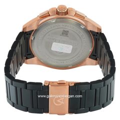 Alexandre Christie AC 6679 MCBBRBA Black Rosegold Stainless Steel