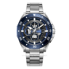 Alexandre Christie AC 6679 MCBTUBU Silver Dial Blue Stainless Steel