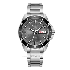 Alexandre Christie AC 6683 MEBTBLG Silver Dial Grey Stainless Steel