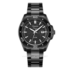 Alexandre Christie AC 6686 MD Men Full Black Stainless Steel