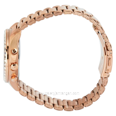 Alexandre Christie AC 6696 MCFRGGN Rosegold Dial Green Stainless Steel Strap