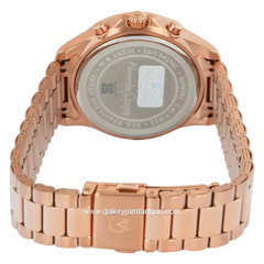 Alexandre Christie AC 6696 MCFRGGN Rosegold Dial Green Stainless Steel Strap