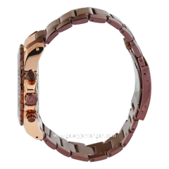 Alexandre Christie AC 6696 MCFROBO Brown Rosegold Stainless Steel Strap
