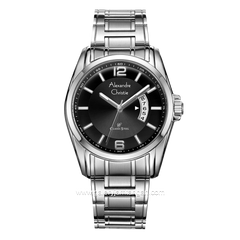 Alexandre Christie AC 8289 MD Silver Dial Black Stainless Steel