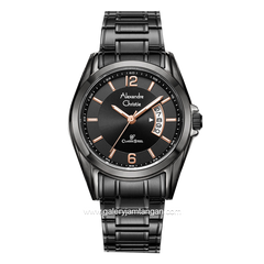 Alexandre Christie AC 8289 MD Black List Rosegold Stainless Steel