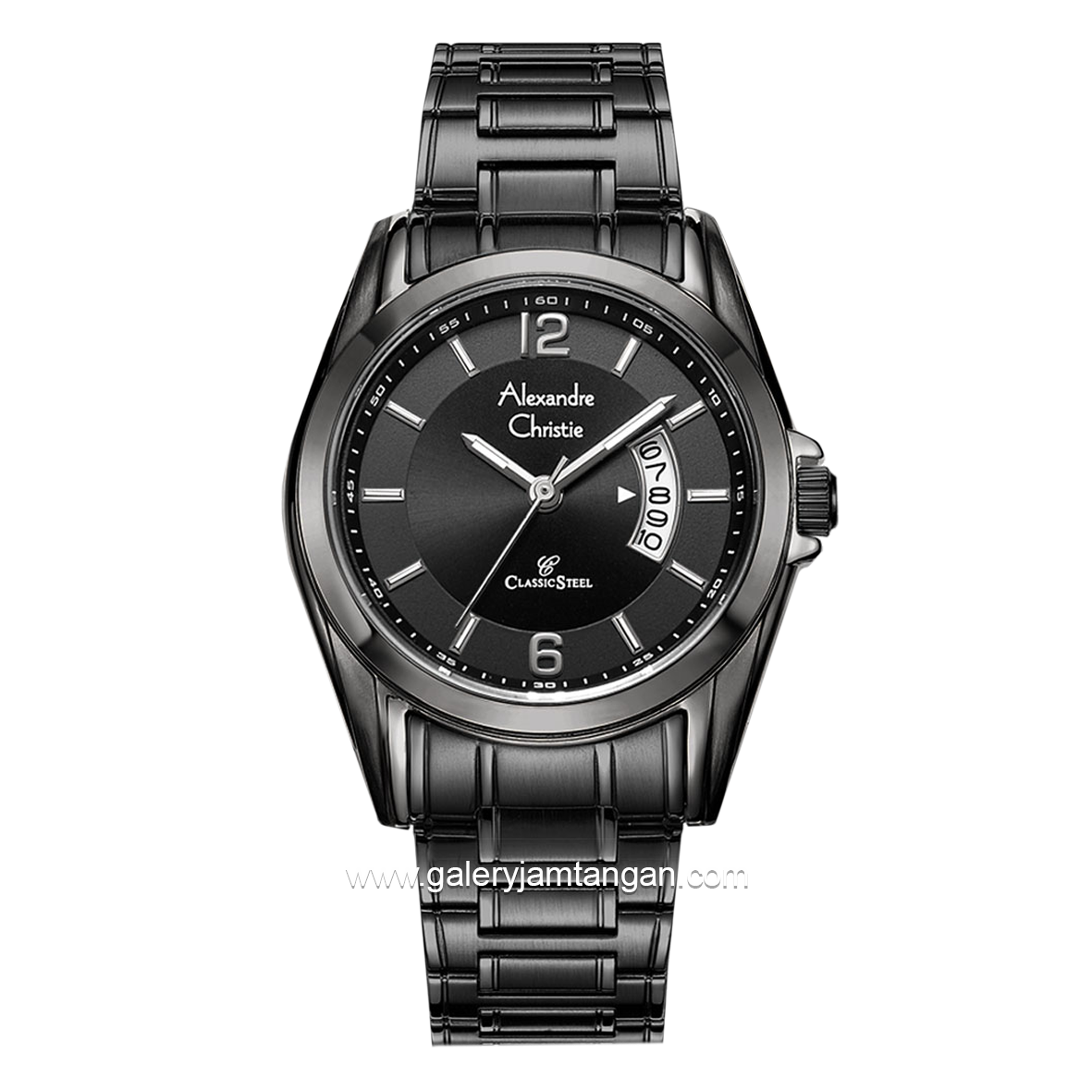 Alexandre Christie AC 8289 MD Black Stainless Steel