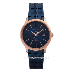 Alexandre Christie AC 8348 LDBURBU Blue Rosegold Stainless Steel