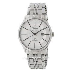 Alexandre Christie AC 8348 MD Silver Dial White Stainless Steel