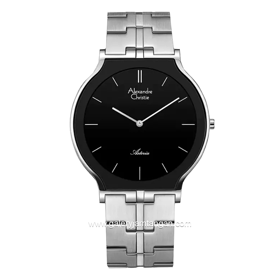 Alexandre Christie AC 8410 MH Silver Dial Black Stainless Steel