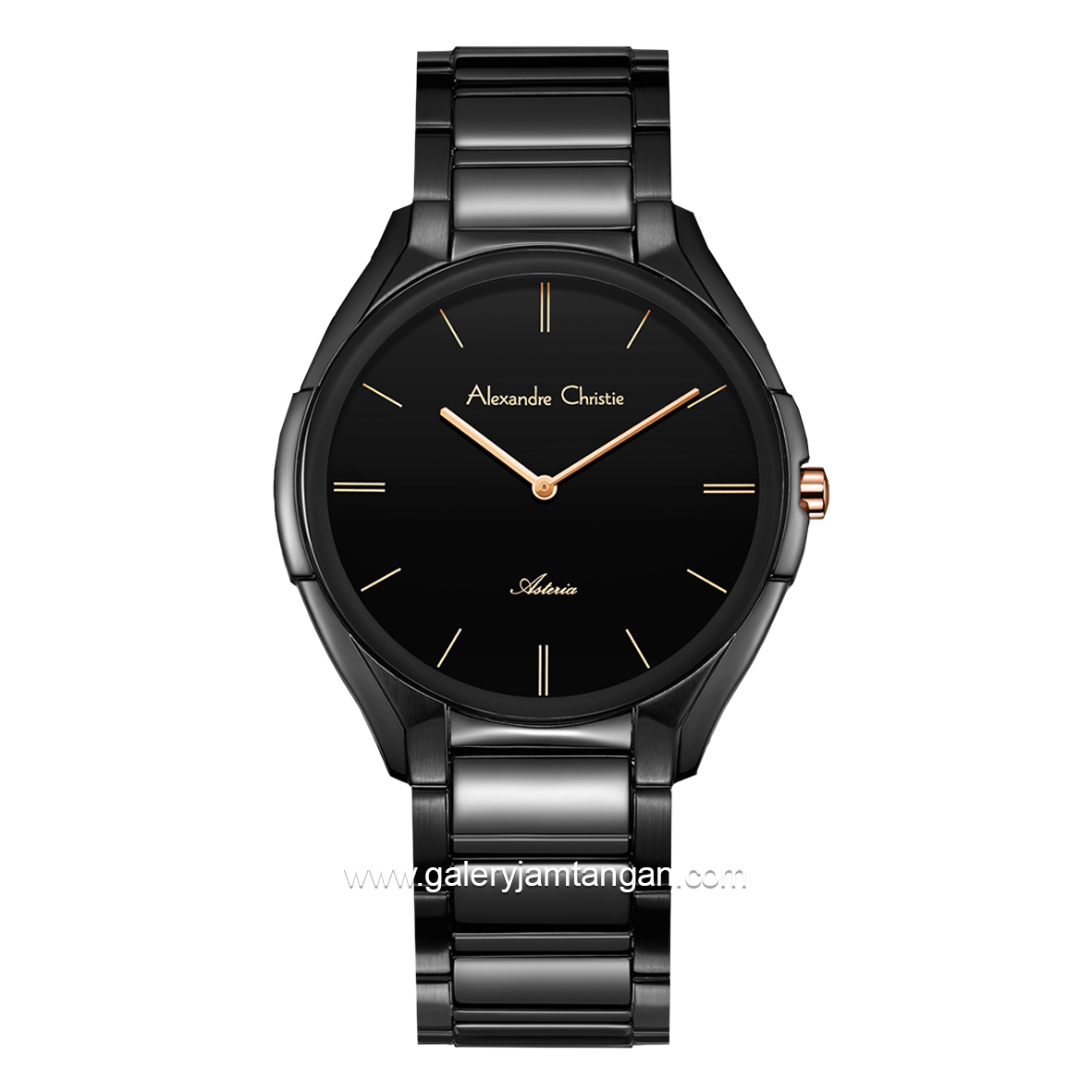 Alexandre Christie AC 8610 MH Black Stainless Steel