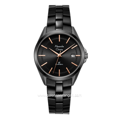 Alexandre Christie AC 8652 LD Black List Rosegold Stainless Steel