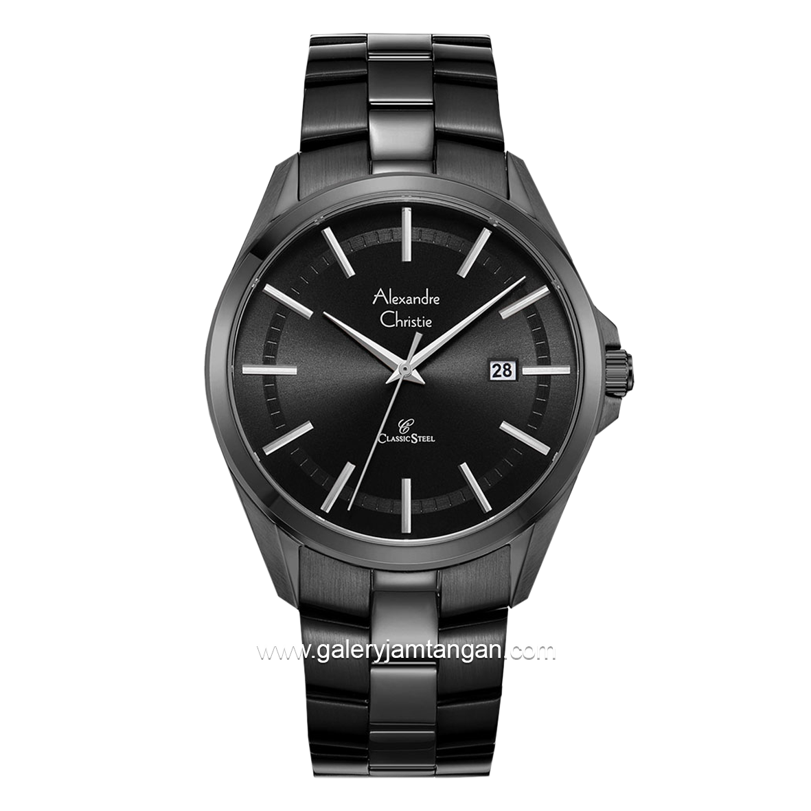 Alexandre Christie AC 8652 MD Black Stainless Steel
