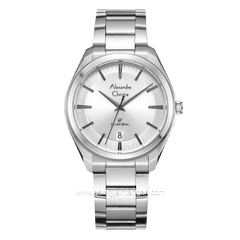 Alexandre Christie AC 8654 MD Silver Dial White Stainless Steel