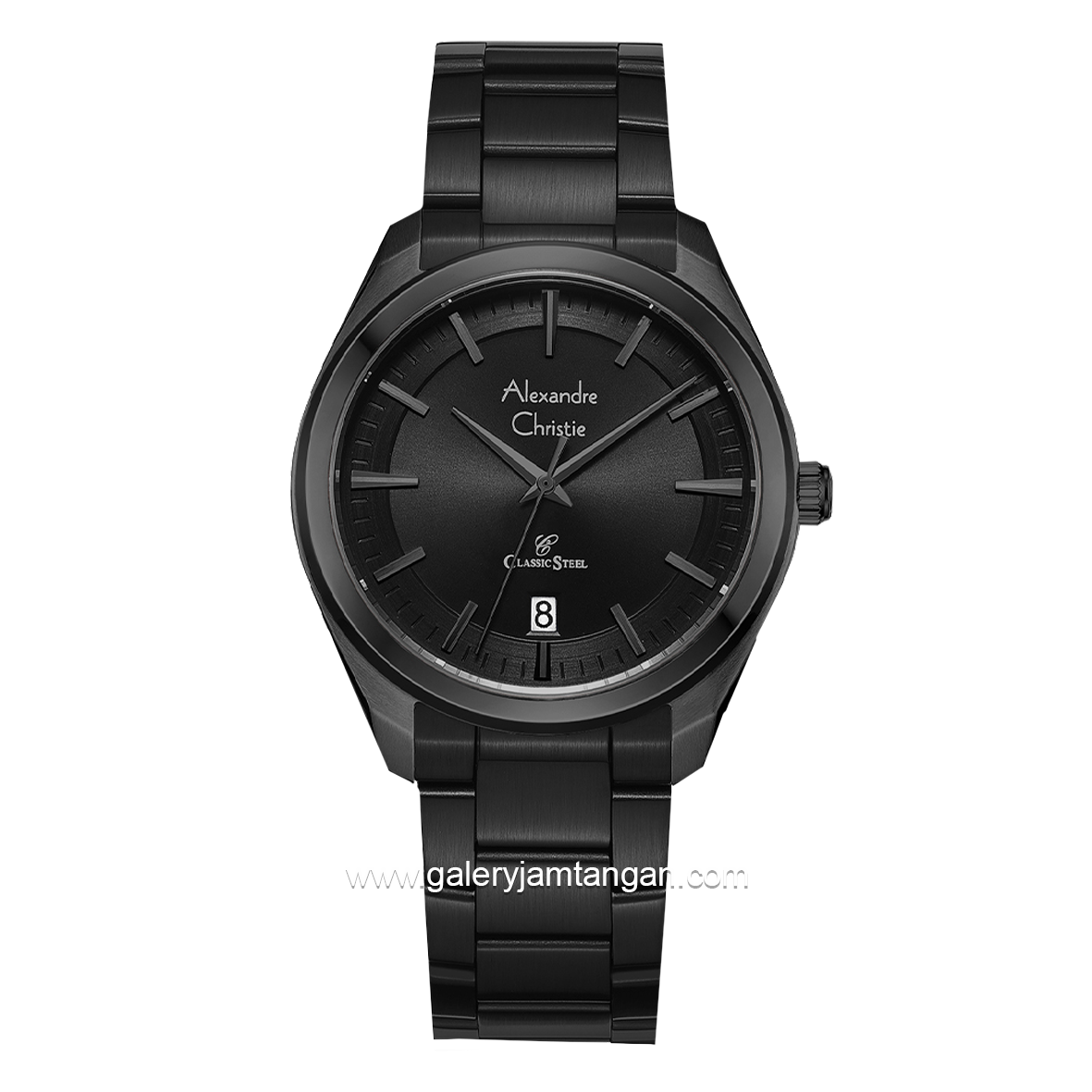 Alexandre Christie AC 8654 MD Black Stainless Stee