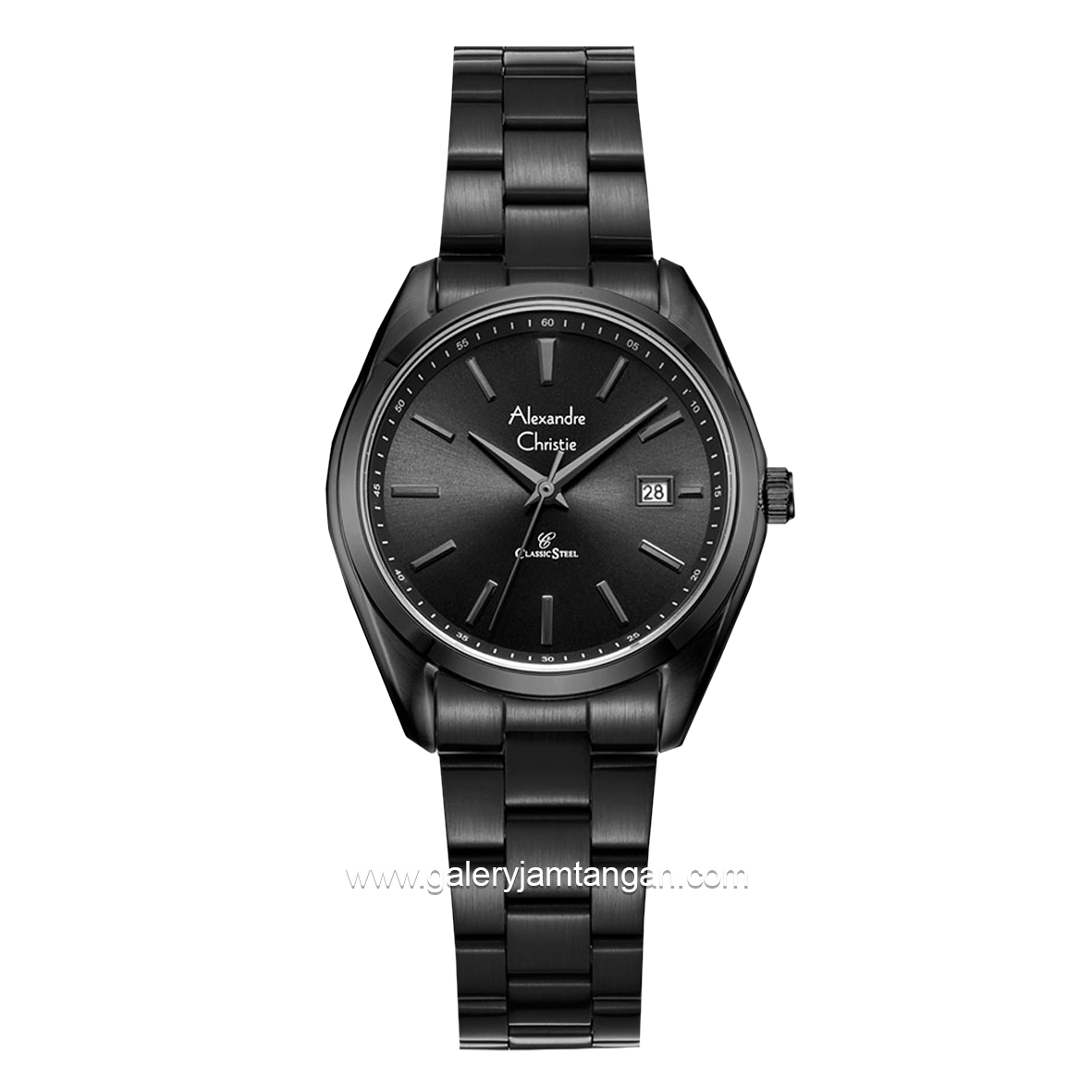 Alexandre Christie AC 8656 LD Black Stainless Steel