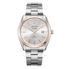 Alexandre Christie AC 8656 MD Silver List Rosegold Stainless Steel