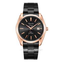 Alexandre Christie AC 8656 MD Black Rosegold Stainless Steel