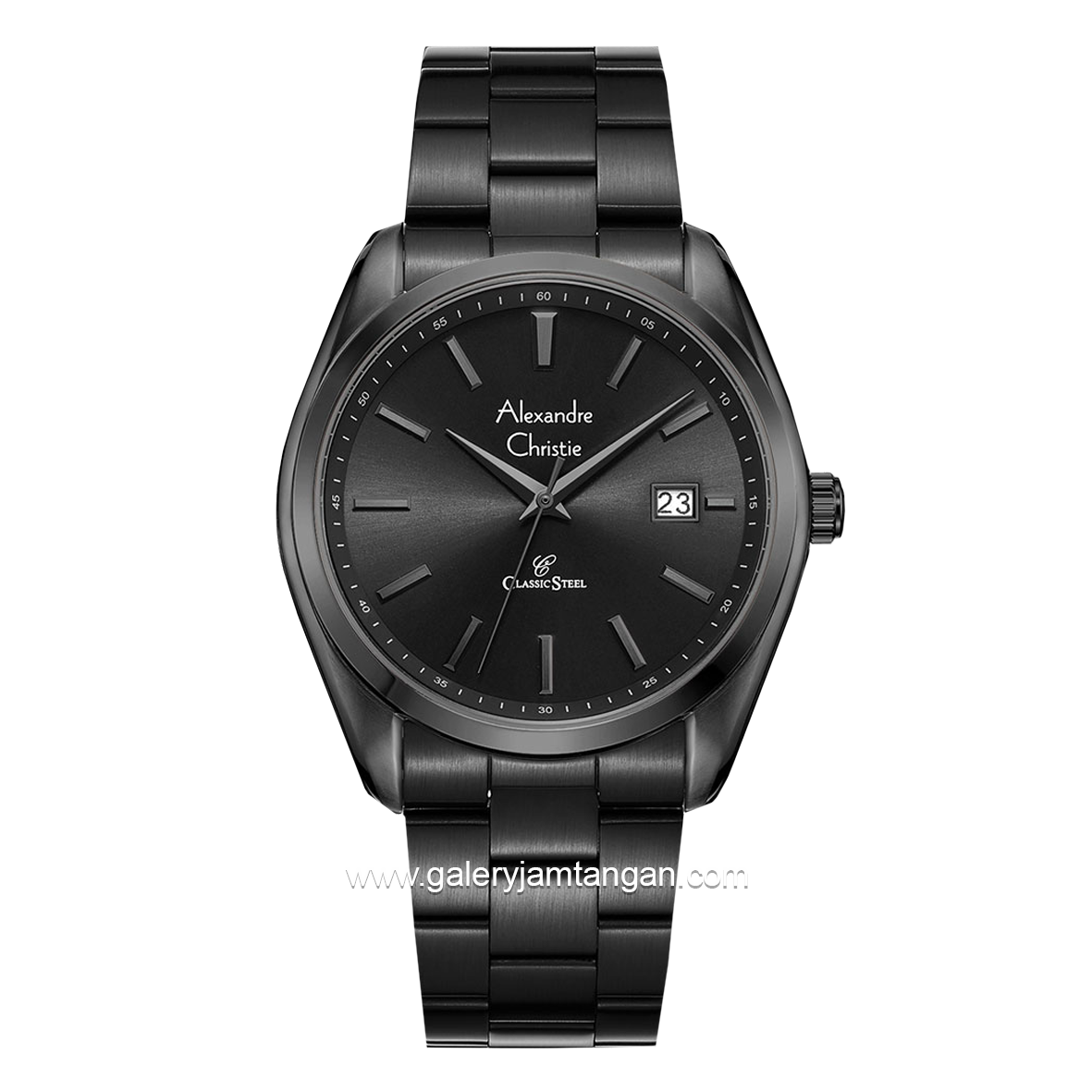 Alexandre Christie AC 8656 MD Black Stainless Steel