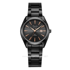 Alexandre Christie AC 8658 LD Black Stainless Steel