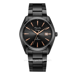 Alexandre Christie AC 8658 MD Black List Rosegold Stainless Steel