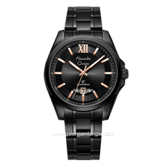 Alexandre Christie AC 8659 MD Black List Rosegold Stainless Steel