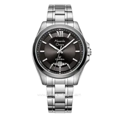 Alexandre Christie AC 8659 MD Silver Dial Black Stainless Steel