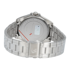 Alexandre Christie AC 8659 MD Silver Dial Black Stainless Steel