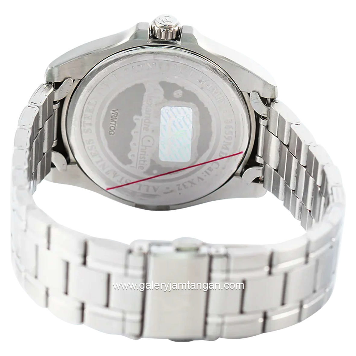 Alexandre Christie AC 8659 MD Silver Dial White Stainless Steel